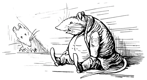 Mrs. Rat called to attend to Tom Mrs. Rat called to attend to Tom