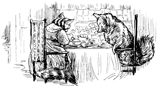 Seated at the table