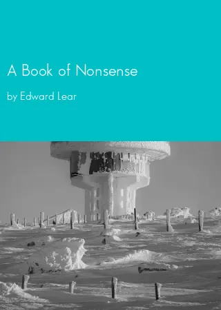 A Book of Nonsense by Edward Lear pdf Book