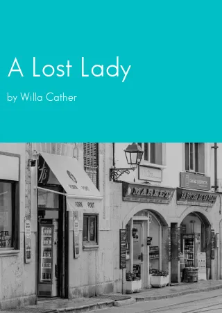 A Lost Lady by Willa Cather pdf Book