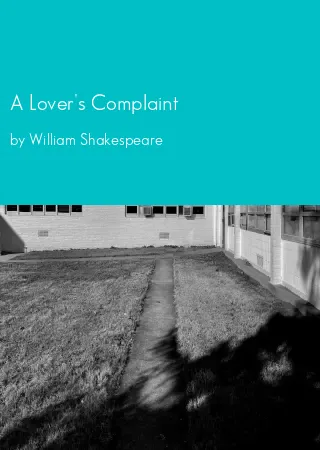 A Lover's Complaint by William Shakespeare pdf Book