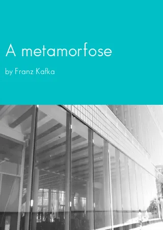 A metamorfose by Franz Kafka pdf Book