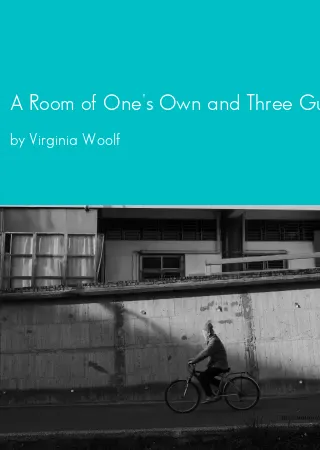 A Room of One's Own and Three Guineas by Virginia Woolf pdf Book