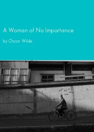 A Woman of No Importance by Oscar Wilde pdf Book