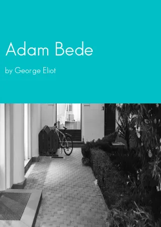 Adam Bede by George Eliot pdf Book