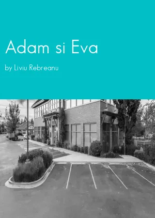 Adam si Eva by Liviu Rebreanu pdf Book