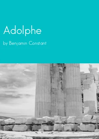 Adolphe by Benjamin Constant pdf Book