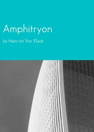 Amphitryon by Heinrich Von Kleist pdf Book