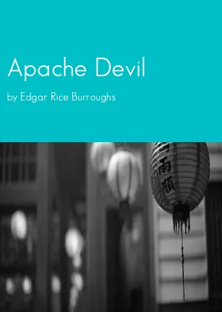 Apache Devil by Edgar Rice Burroughs pdf Book