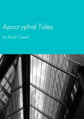 Apocryphal Tales by Karel Capek pdf Book