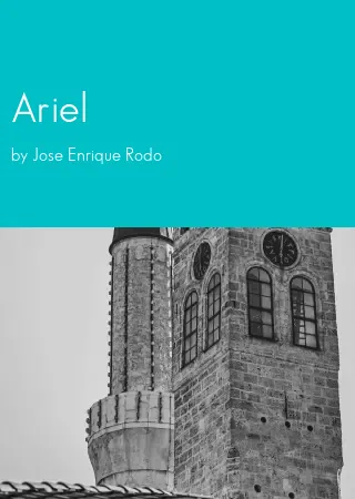 Ariel by Jose Enrique Rodo pdf Book