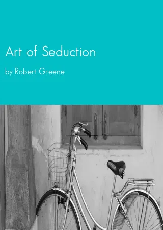 Art of Seduction by Robert Greene pdf Book