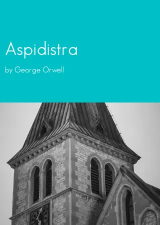 Aspidistra by George Orwell pdf Book