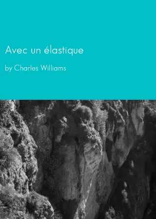 Avec un élastique by Charles Williams pdf Book