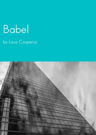 Babel by Louis Couperus pdf Book