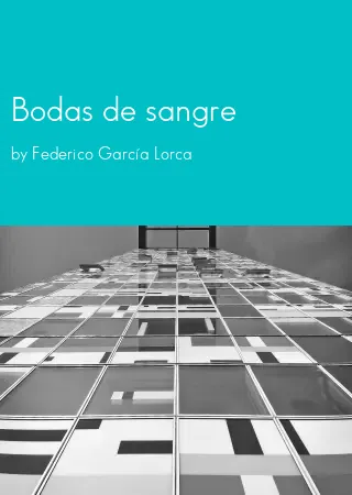 Bodas de sangre by Federico García Lorca pdf Book