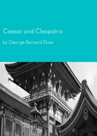 Caesar and Cleopatra by George Bernard Shaw pdf Book