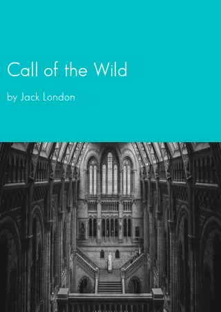 Call of the Wild by Jack London pdf Book