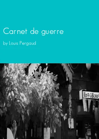 Carnet de guerre by Louis Pergaud pdf Book