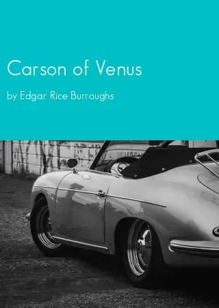 Carson of Venus by Edgar Rice Burroughs pdf Book