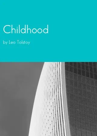 Childhood by Leo Tolstoy pdf Book