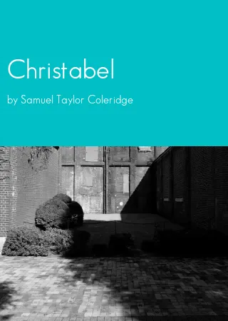 Christabel by Samuel Taylor Coleridge pdf Book