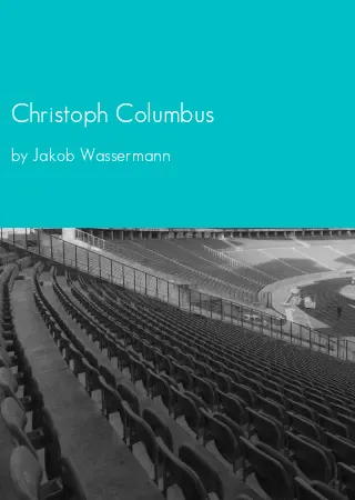 Christoph Columbus by Jakob Wassermann pdf Book