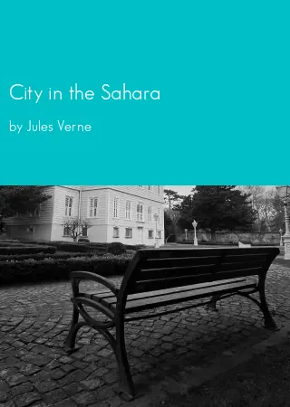 City in the Sahara by Jules Verne pdf Book