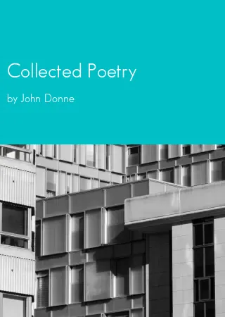 Collected Poetry by John Donne pdf Book