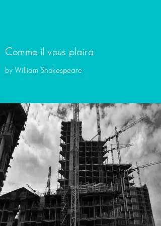 Comme il vous plaira by William Shakespeare pdf Book