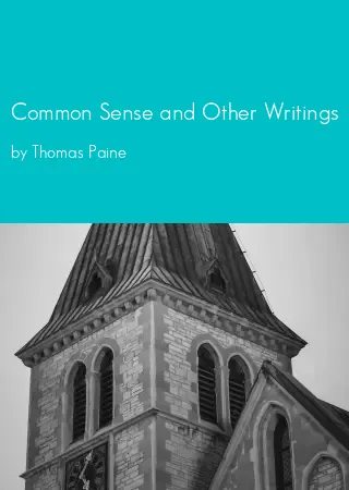 Common Sense and Other Writings by Thomas Paine pdf Book