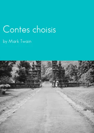 Contes choisis by Mark Twain pdf Book