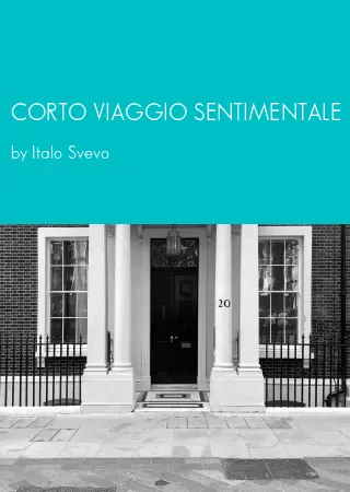 CORTO VIAGGIO SENTIMENTALE by Italo Svevo pdf Book