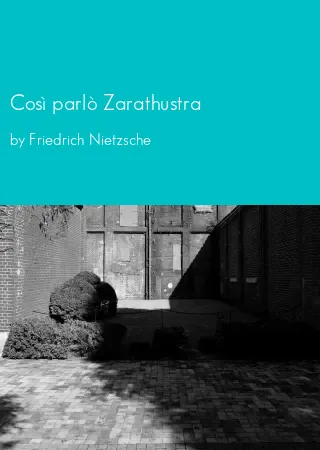 Così parlò Zarathustra by Friedrich Nietzsche pdf Book