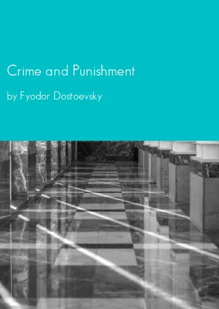 Crime and Punishment by Fyodor Dostoevsky pdf Book