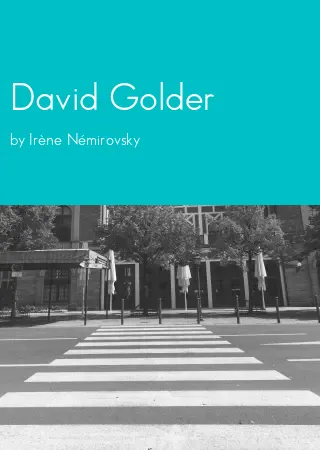 David Golder by Irène Némirovsky pdf Book