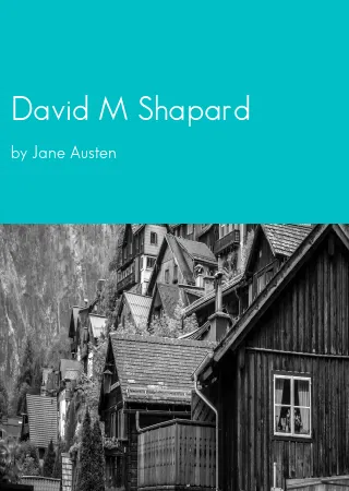 David M Shapard by Jane Austen pdf Book