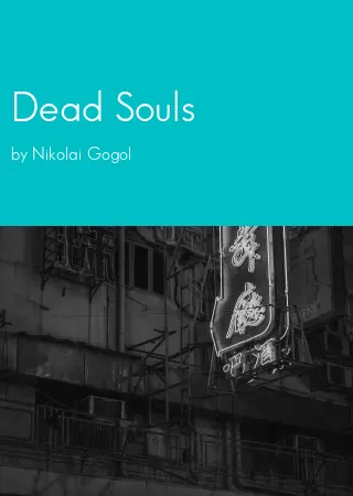 Dead Souls by Nikolai Gogol pdf Book