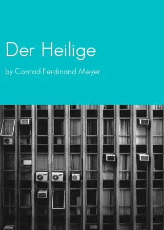 Der Heilige by Conrad Ferdinand Meyer pdf Book