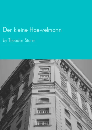 Der kleine Haewelmann by Theodor Storm pdf Book