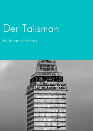 Der Talisman by Johann Nestroy pdf Book