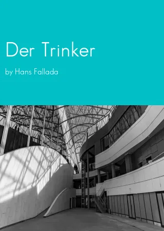 Der Trinker by Hans Fallada pdf Book