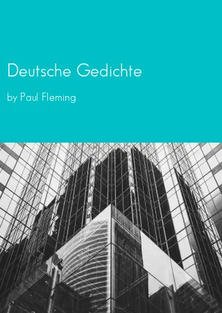 Deutsche Gedichte by Paul Fleming pdf Book