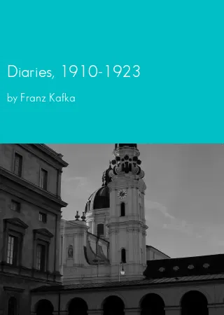 Diaries, 1910-1923 by Franz Kafka pdf Book