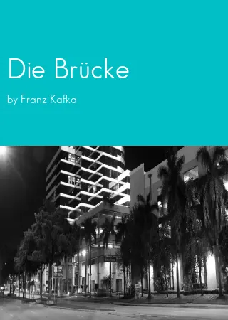 Die Brücke by Franz Kafka pdf Book