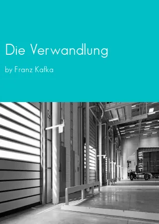 Die Verwandlung by Franz Kafka pdf Book