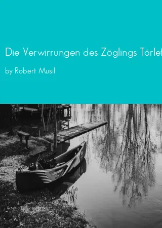 Die Verwirrungen des Zöglings Törleß by Robert Musil pdf Book