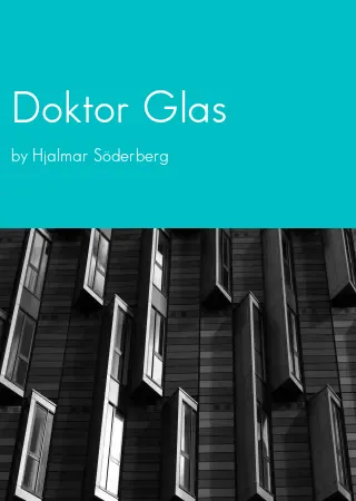 Doktor Glas by Hjalmar Söderberg pdf Book