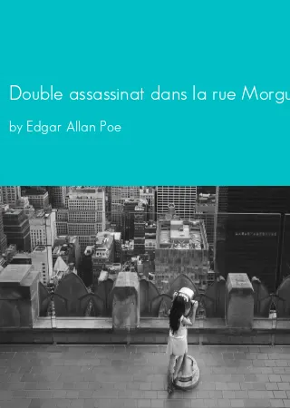 Double assassinat dans la rue Morgue by Edgar Allan Poe pdf Book