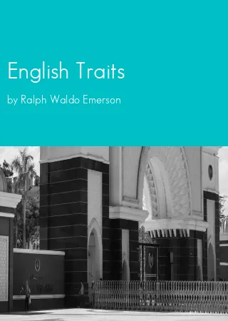 English Traits by Ralph Waldo Emerson pdf Book